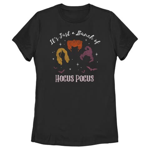 Women's Hocus Pocus A Bunch of Magical Witches  Graphic T-Shirt