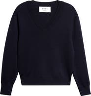 Róhe Double V-Neck Merino Wool Sweater