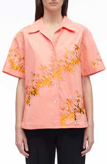 Squiggle Lace Camp Shirt