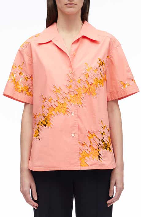 Squiggle Lace Camp Shirt