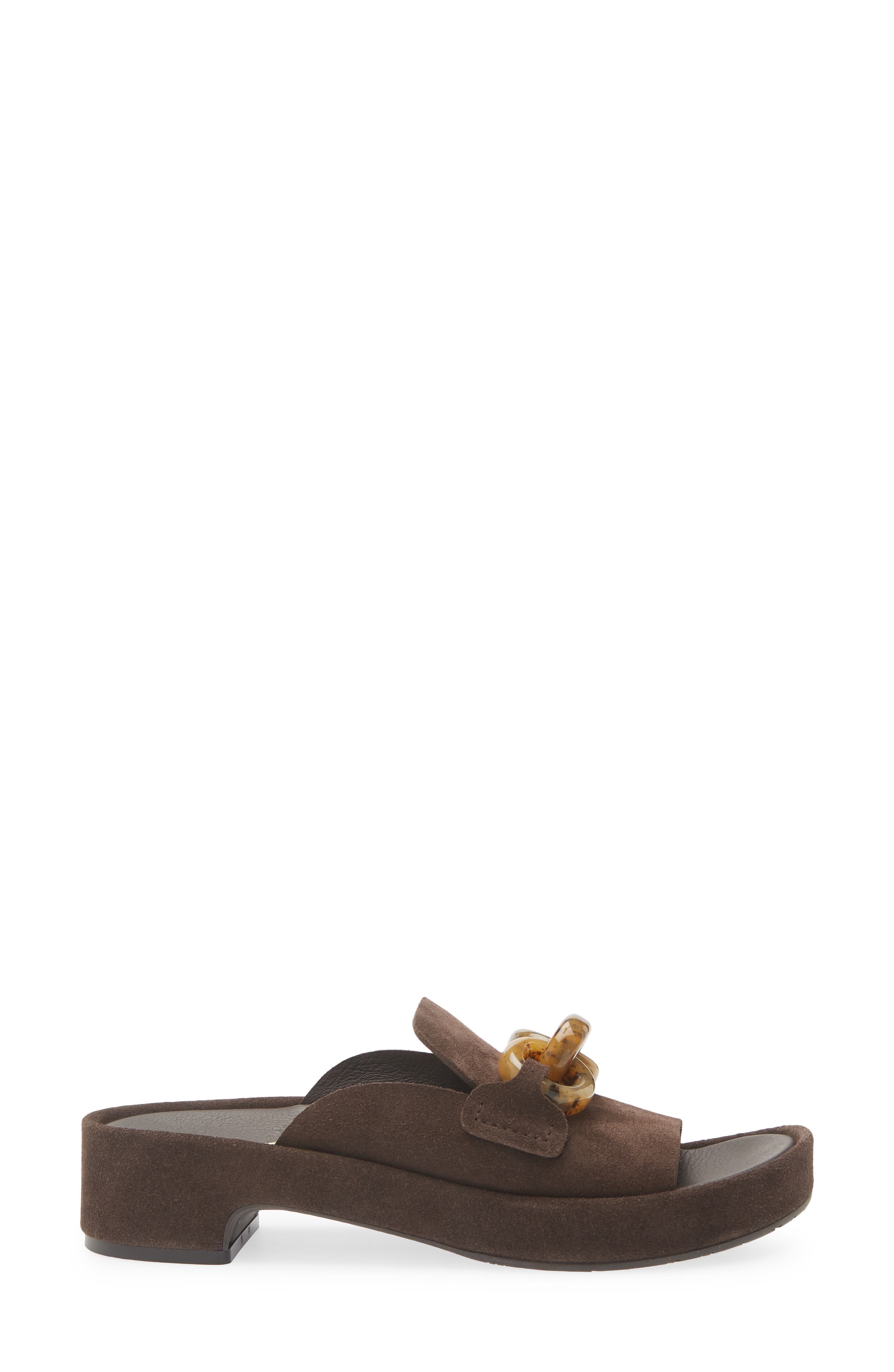 Pedro Garcia Lua Slide Sandal, Alternate, color, Brown Castoro-Tortoise