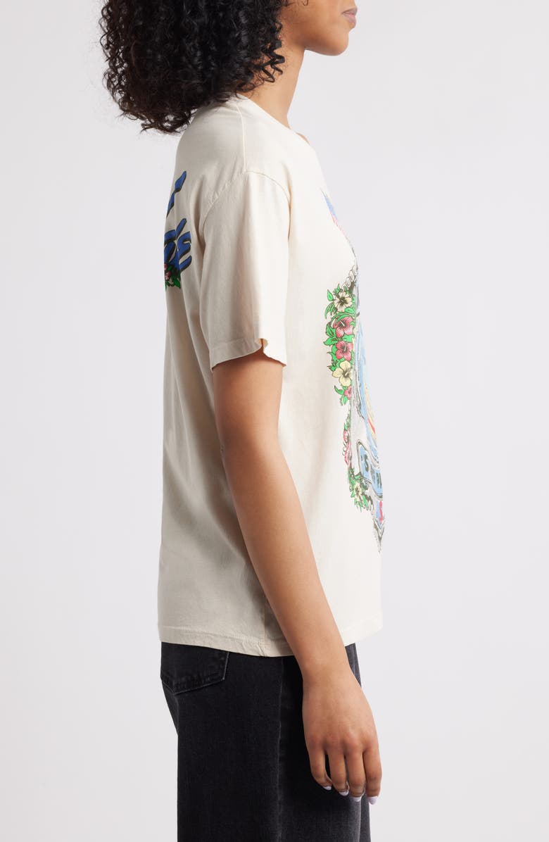 Daydreamer Beach Boys Surf Patrol Cotton Graphic T-Shirt, Alternate, color, Dirty White