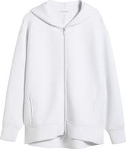 Zella Relaxed Fit High-Low Zip Hoodie