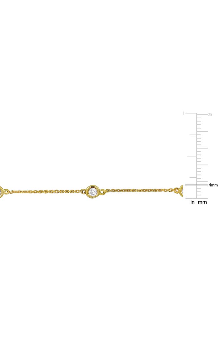 Julianna B. Diamond Station Bracelet 14k Yellow Gold, Alternate, color, 14K Yellow Gold
