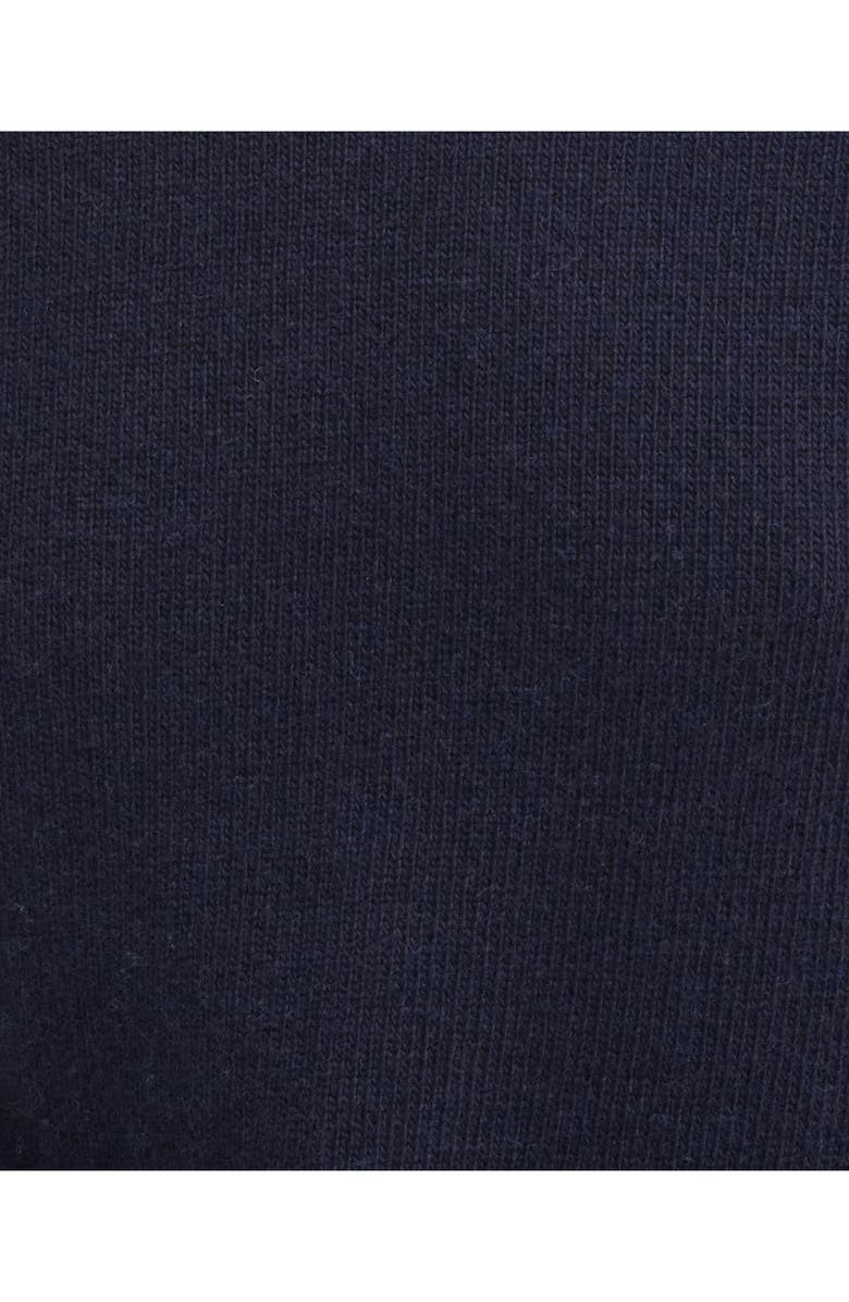 Barbour Rochelle Tipped Crop Wool & Cotton Sweater, Alternate, color, Navy Blue