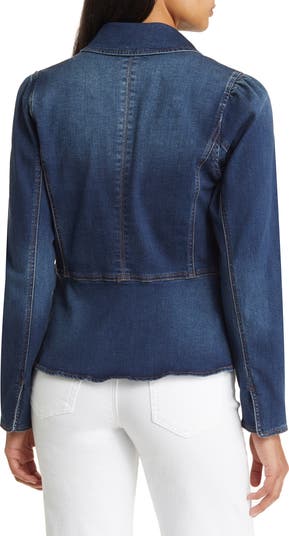 Peplum Denim Jacket