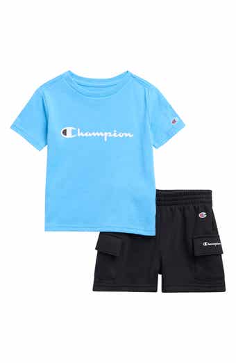 Champion Graphic T-Shirt & Cargo Shorts Set