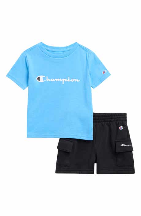 Champion Graphic T-Shirt & Cargo Shorts Set