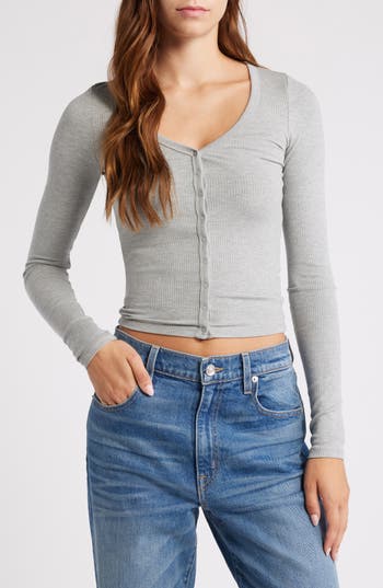 Florence By Mills Snap Baby Rib Cardigan