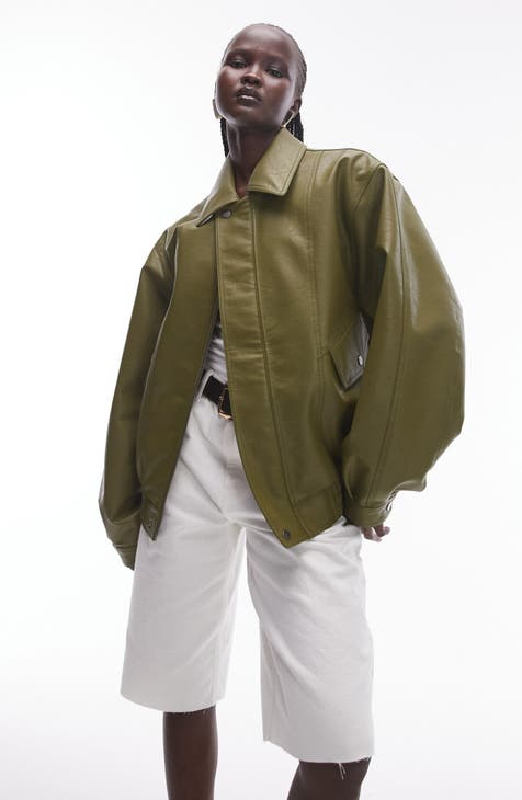 Women s Green Bomber Jackets Nordstrom