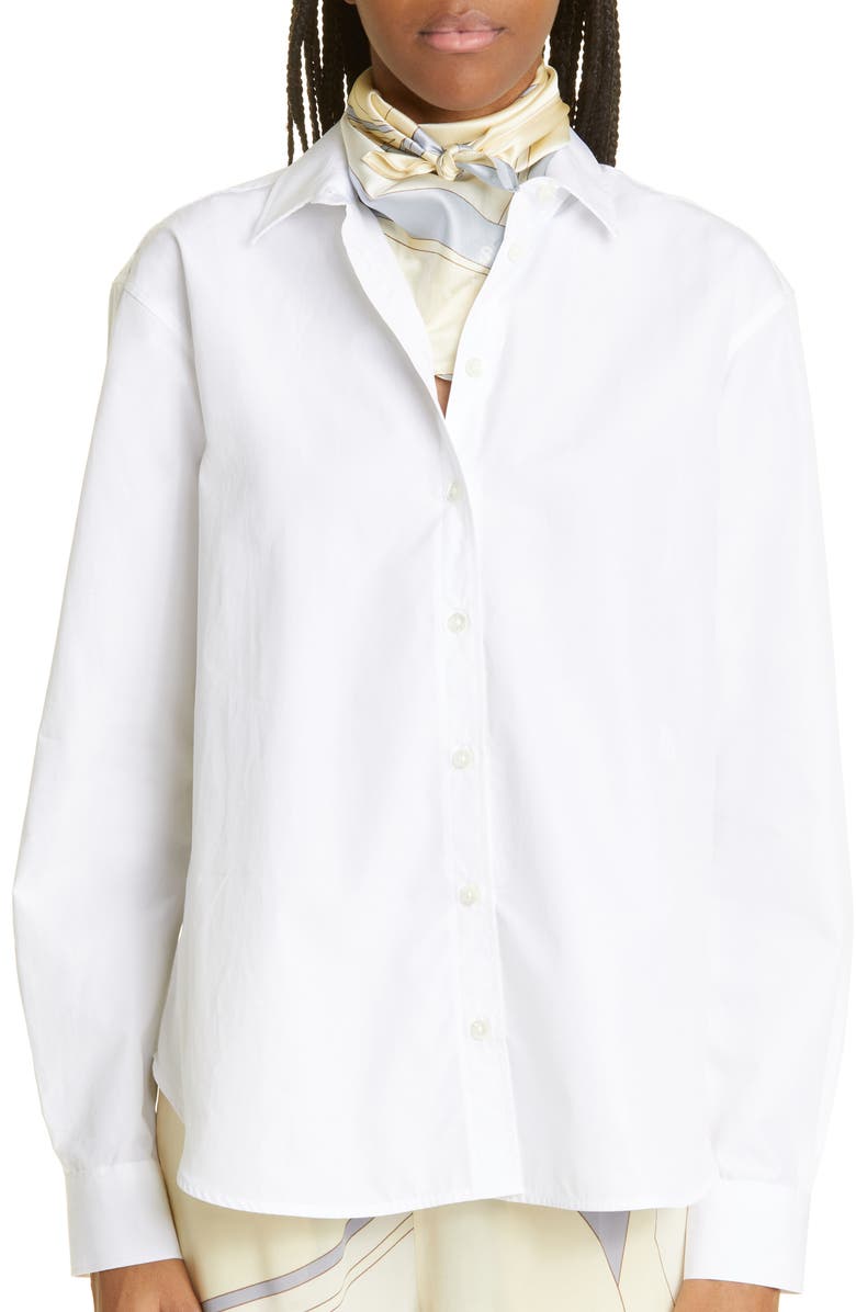 SIR Adrianna Abstract Print Silk Scarf, Alternate, color, 