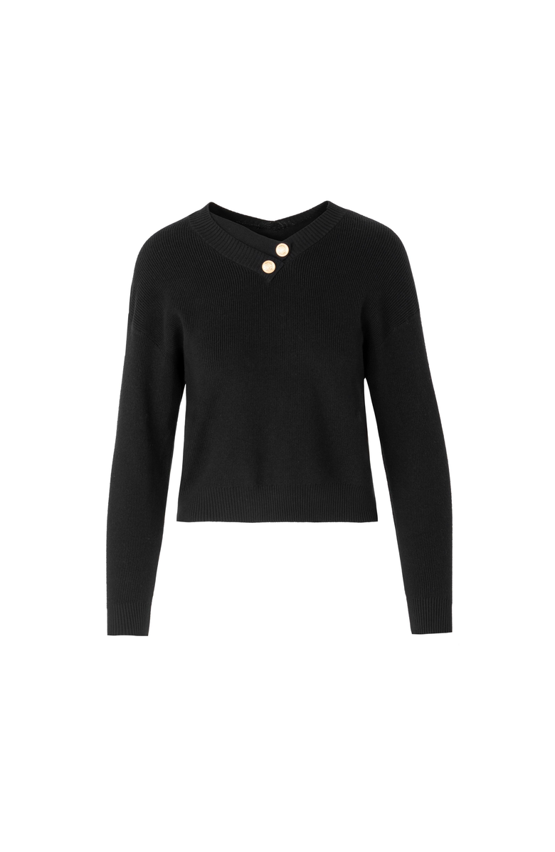 By Tess Collection Marlow Sweater, Alternate, color, Black