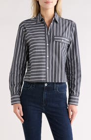 rag & bone Mina Multistripe Button-Up Shirt