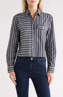 rag & bone Mina Multistripe Button-Up Shirt
