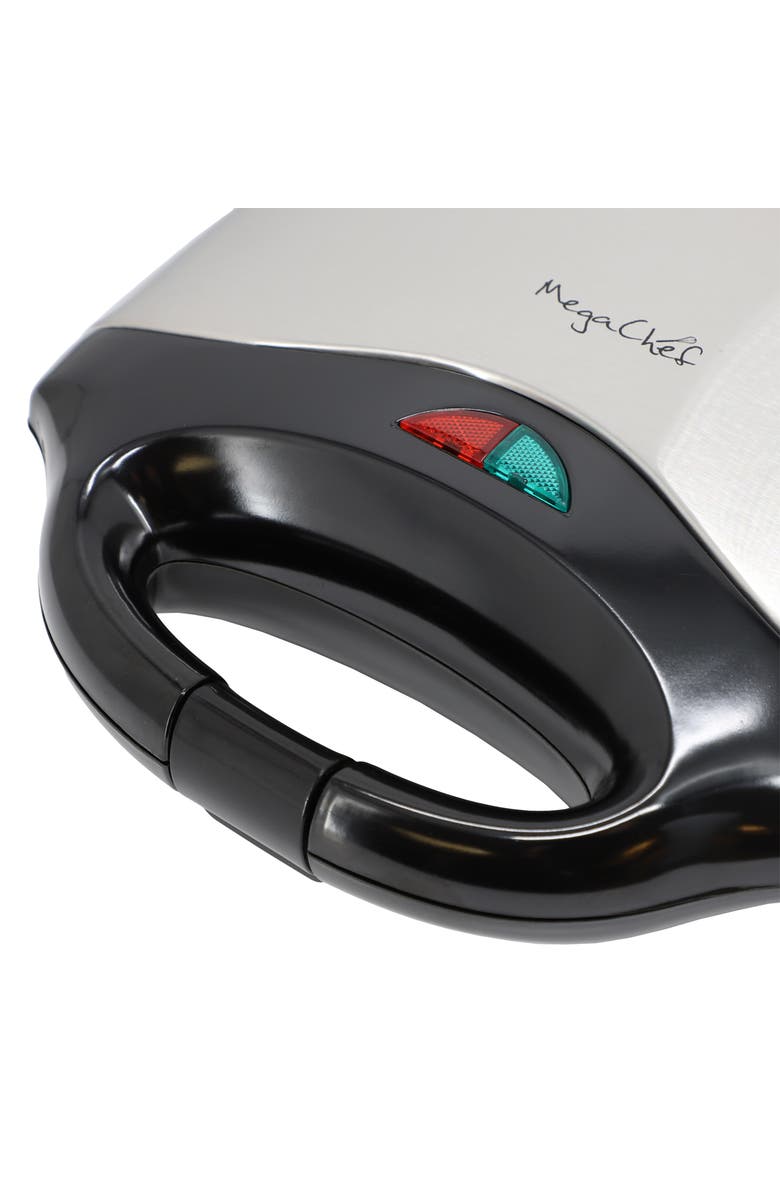 Megachef Electric Compact Aluminum Nonstick Sandwich Maker in Black, Alternate, color, Black