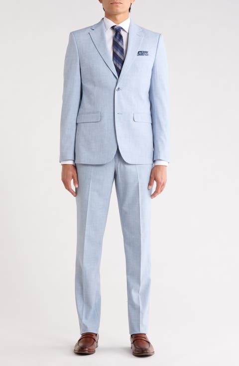 Two Button Linen Suit