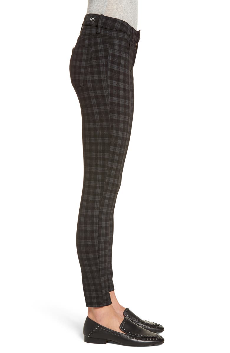 KUT from the Kloth Diana Plaid Skinny Ponte Pants, Alternate, color,