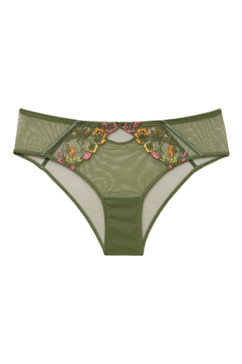 Gourmandise Hipster Briefs, Alternate, color, GREEN