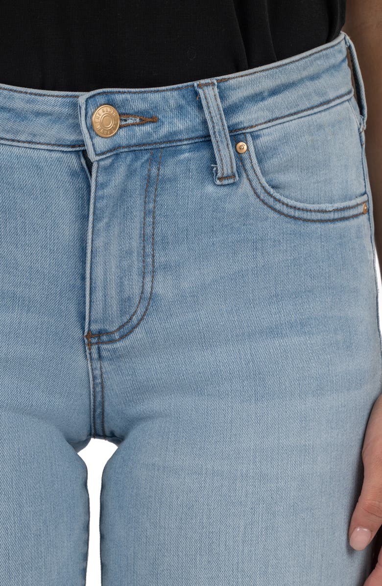 KUT from the Kloth Amy Low Rise Crop Slim Straight Leg Jeans, Alternate, color, Awareness W/Lt