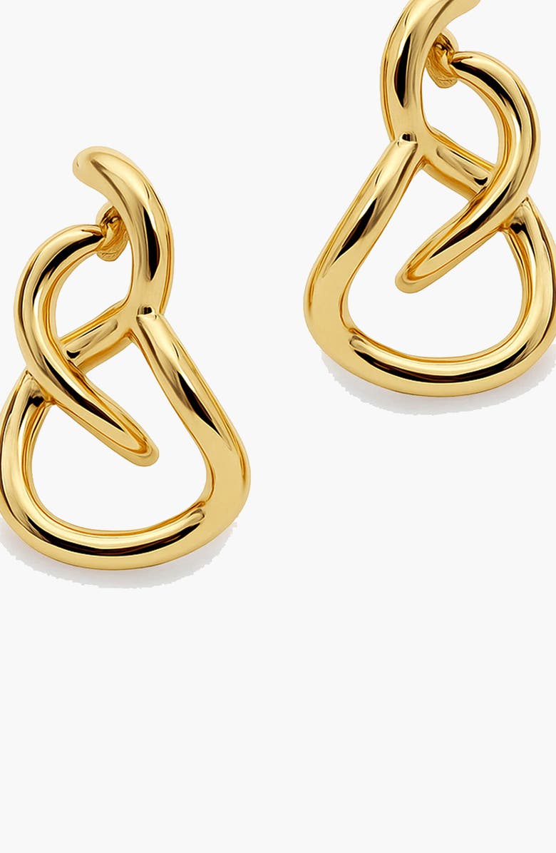 YOJ Aura Loop Earrings in Gold, Alternate, color, Gold