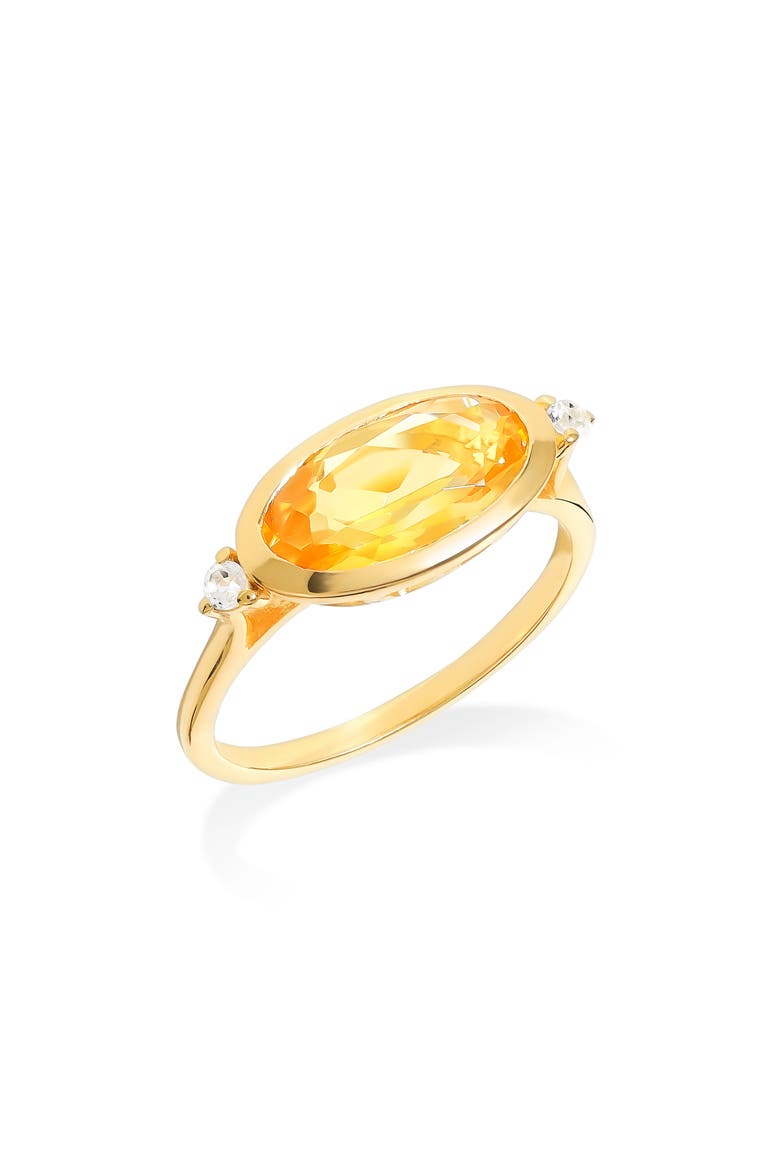 Amethyst Oval Ring, Main, color, GOLD