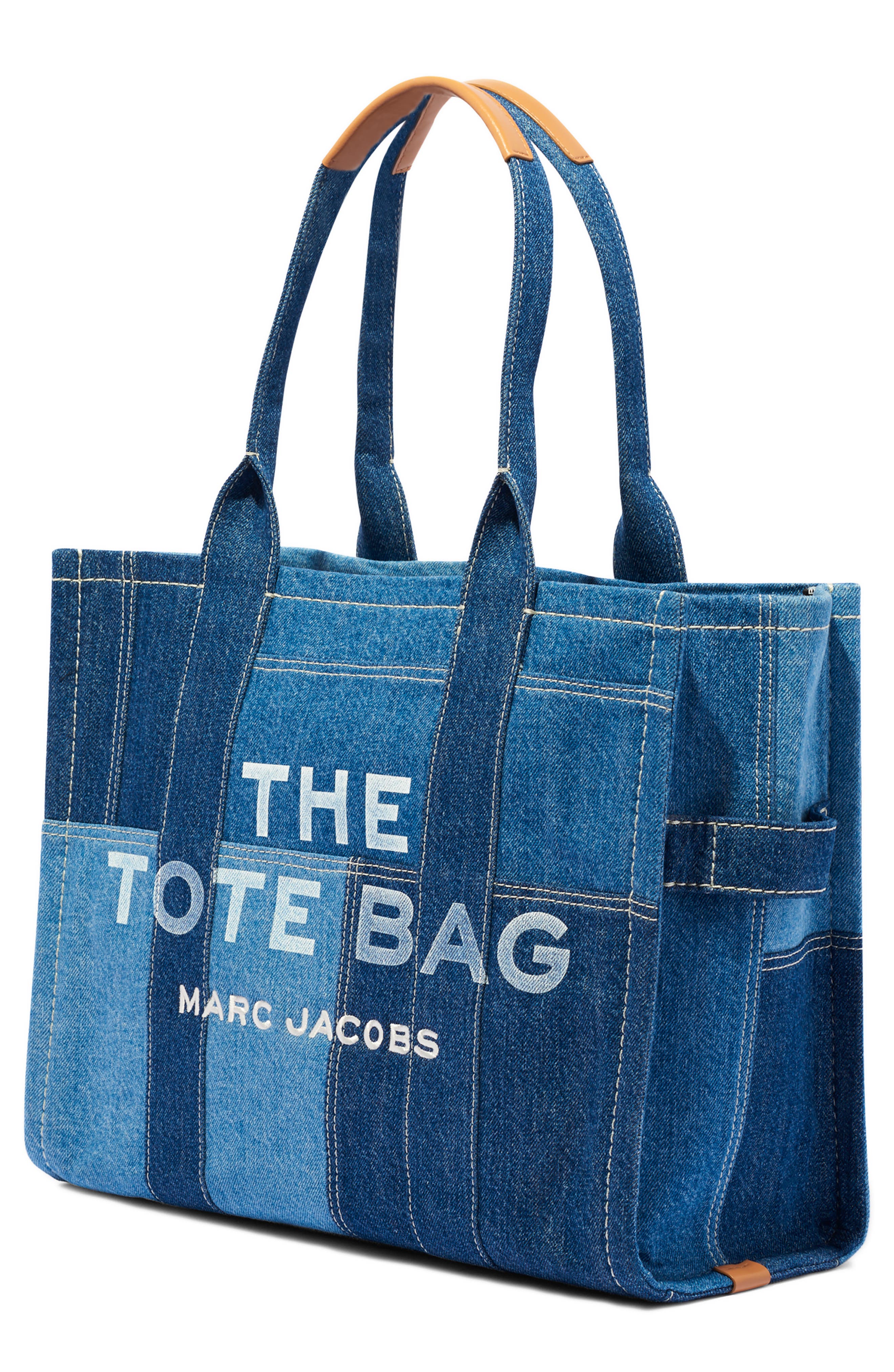 Marc Jacobs The Denim Large Tote Bag, Alternate, color, 