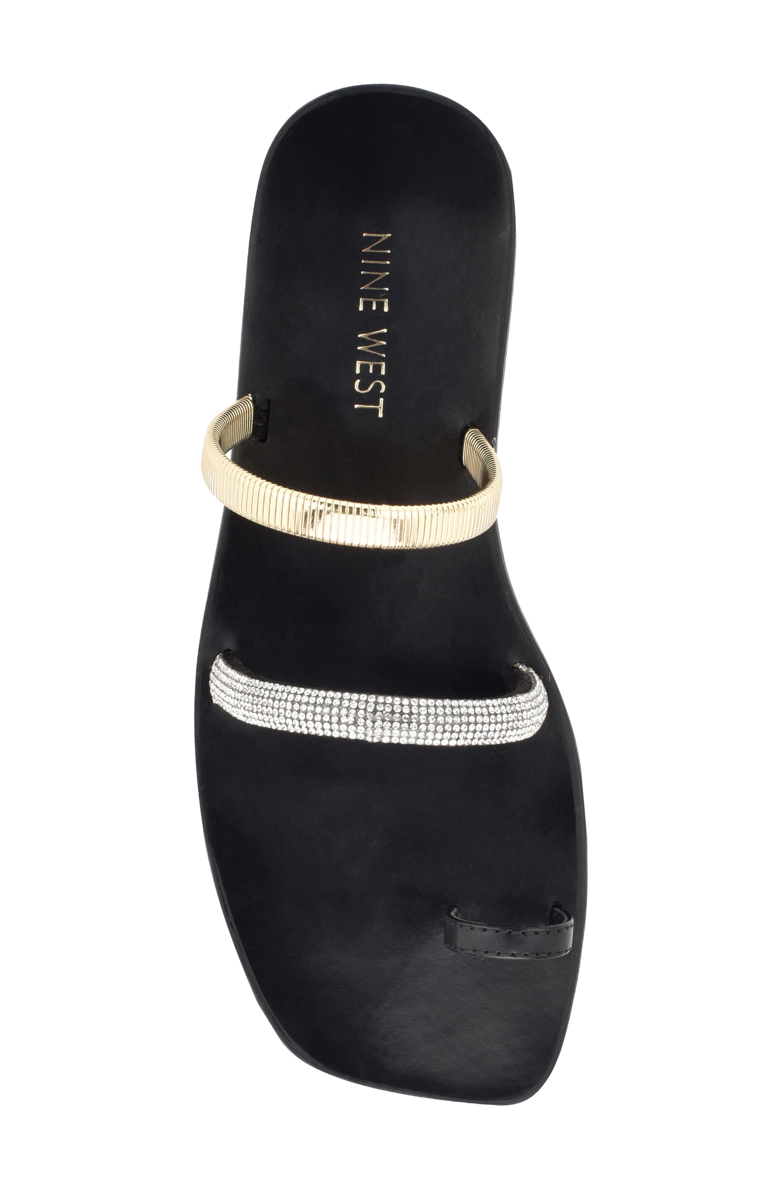 Nine West Mavis Toe Loop Slide Sandal, Alternate, color, 