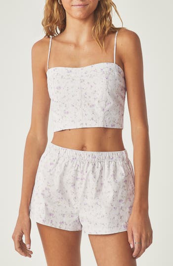 Florence By Mills Corset Top In Gray
