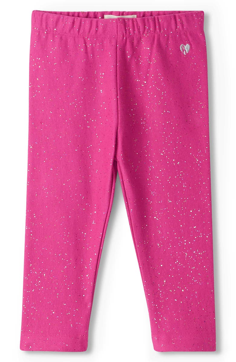 Hatley Cozy Glitter Leggings, Main, color, Pink