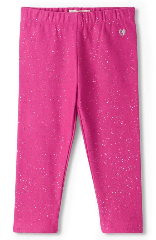 Hatley Cozy Glitter Leggings In Pink
