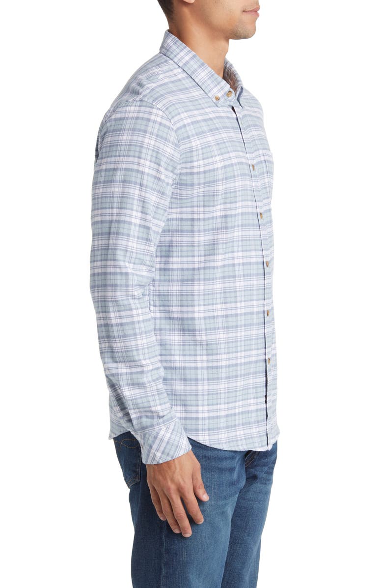 Rails Reid Plaid Stretch Flannel Button-Down Shirt, Alternate, color, 