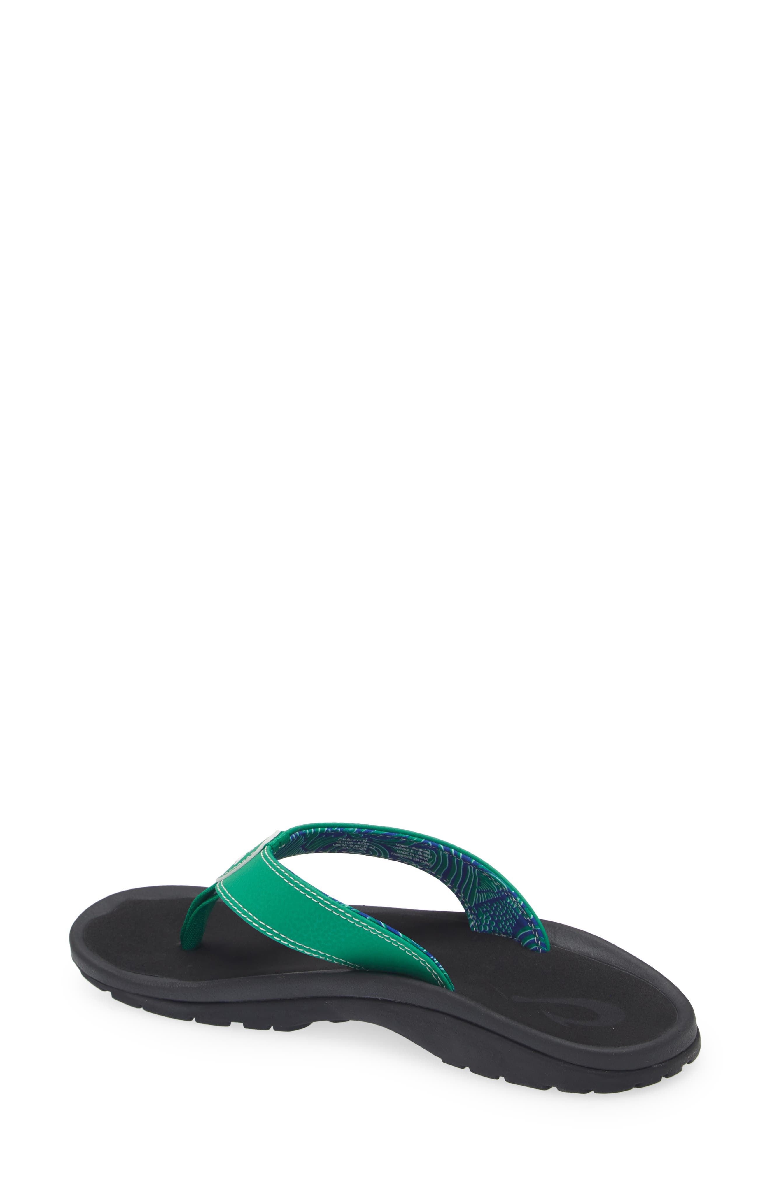 OluKai Ohana Flip Flop, Alternate, color, Bamboo / Black