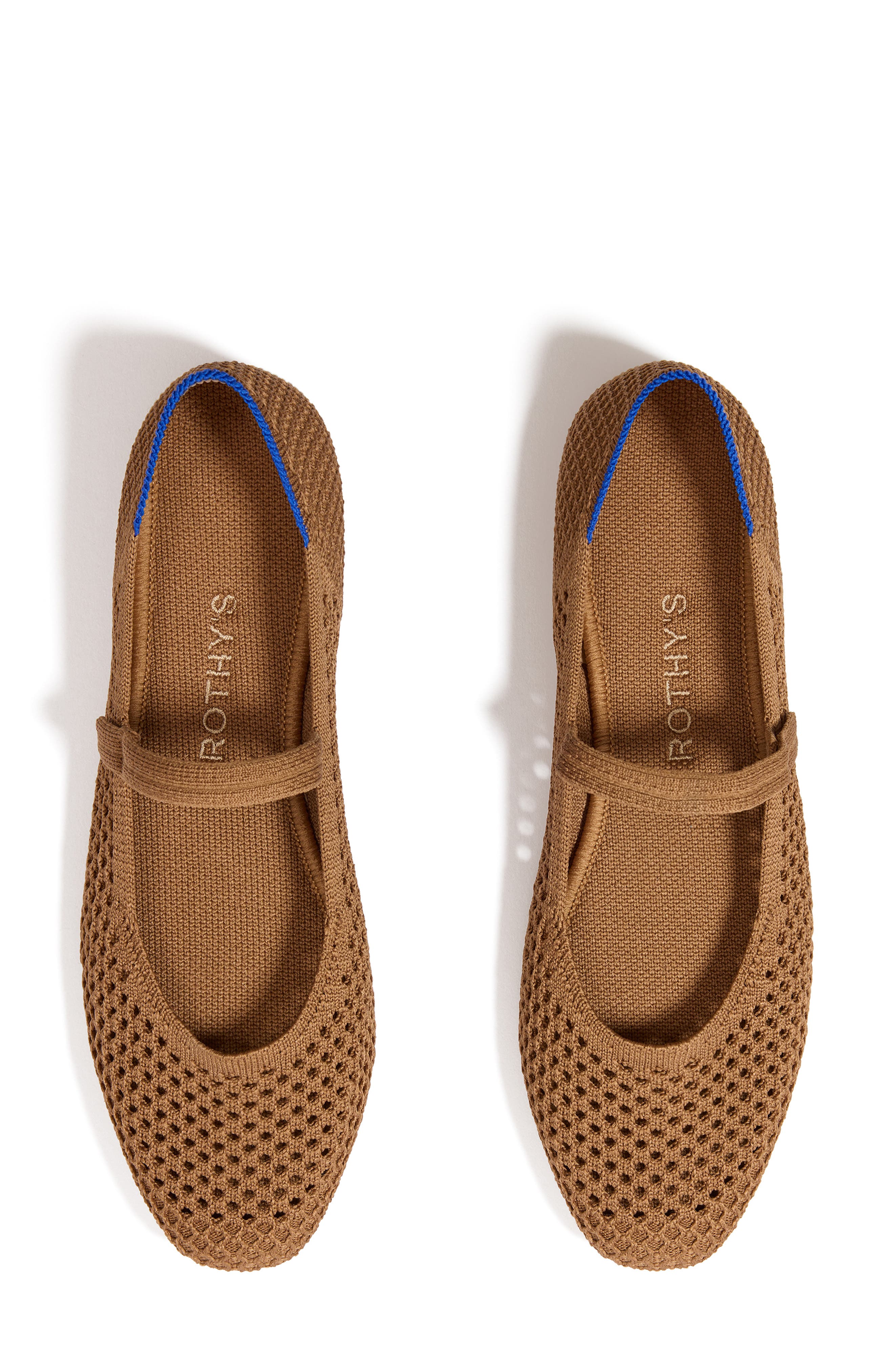 Rothy's The Square Mary Jane, Alternate, color, Pecan Mesh