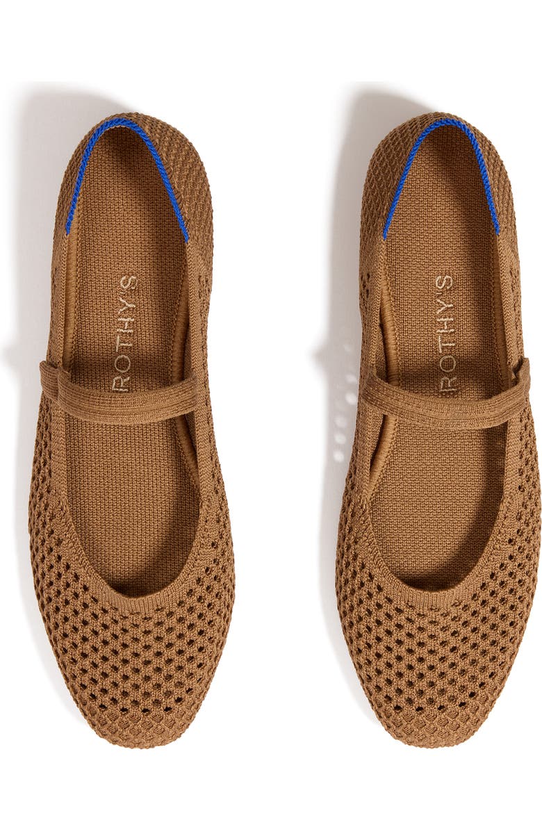 Rothy's The Square Mary Jane, Alternate, color, Pecan Mesh