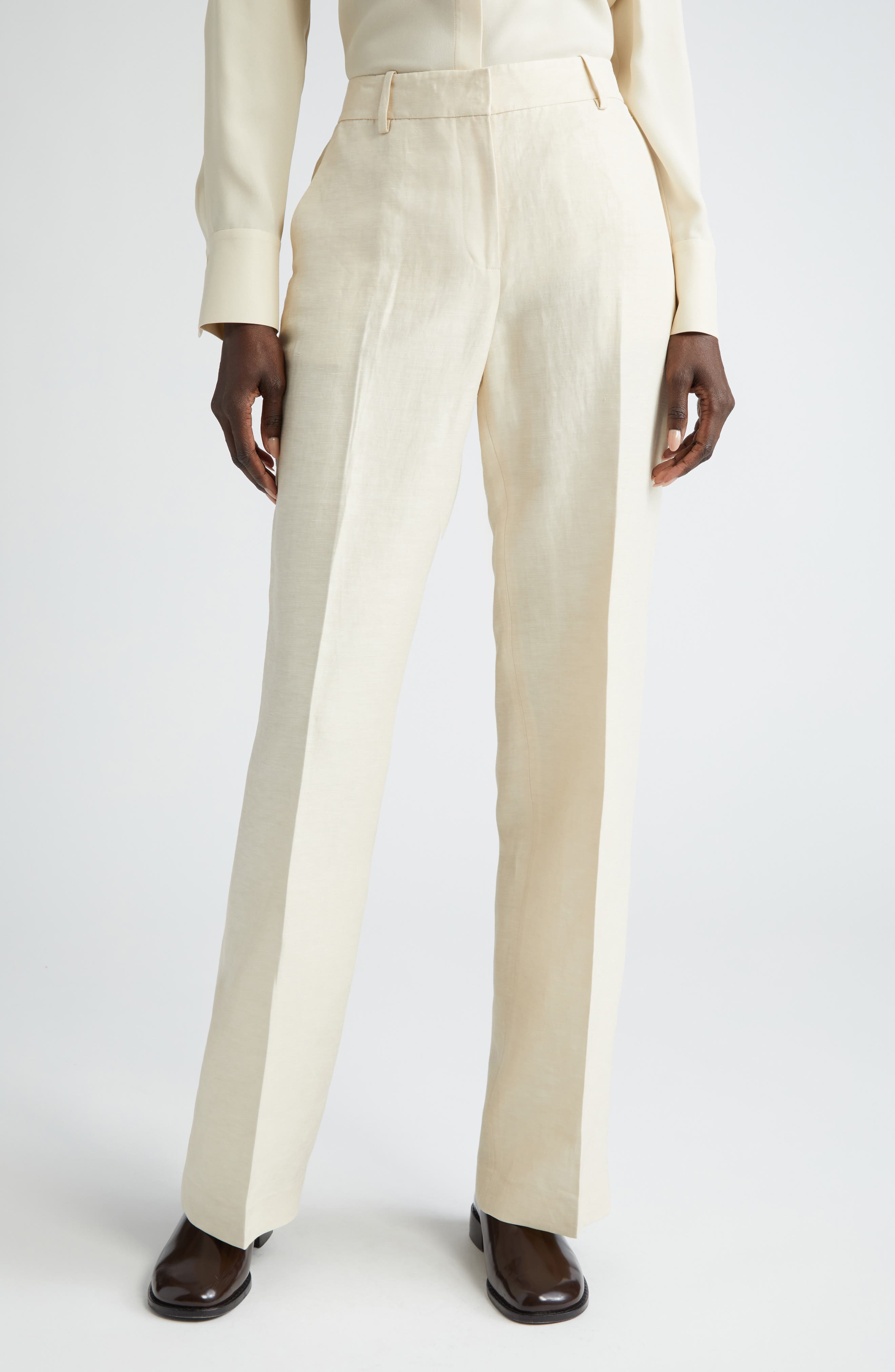 Gates Floral Linen Blend Pants