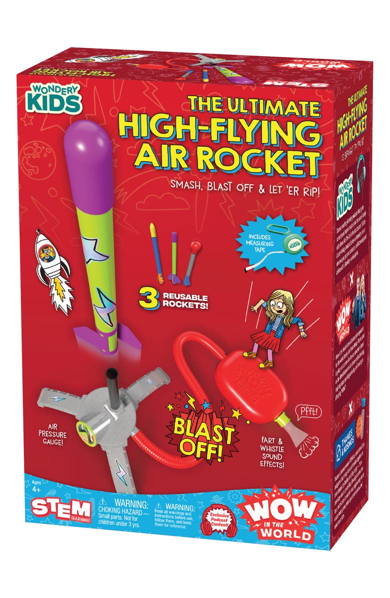 Thames & Kosmos The Ultimate High-Flying Air Rocket Toy, Main, color, 