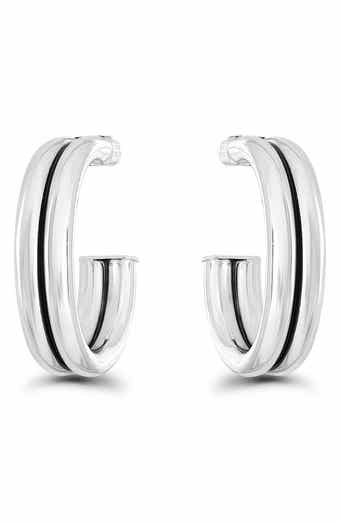Double Tubing 20mm Hoop Earrings