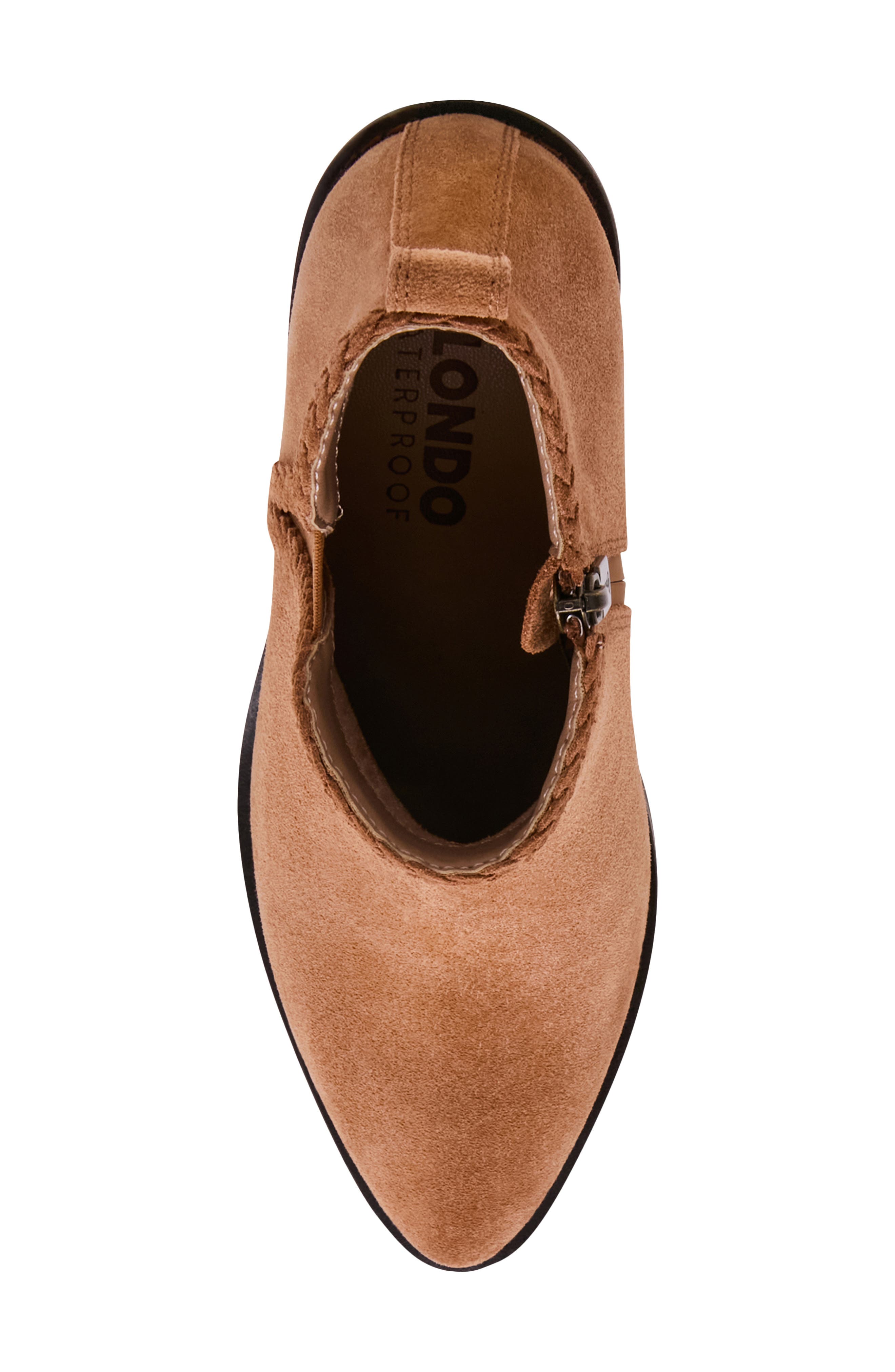 Temple Waterproof Ankle Bootie, Alternate, color, TAN SUEDE