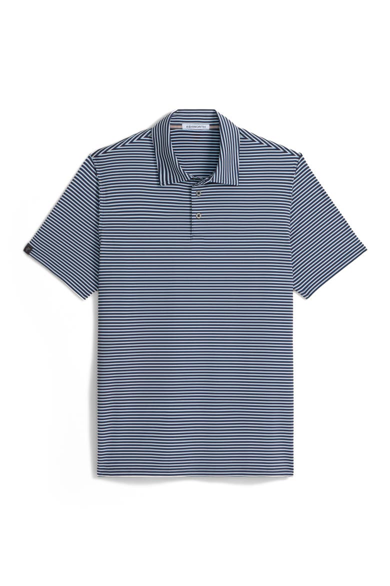 PB Stripe Polo, Main, color, Midnight/Blush/Seaside