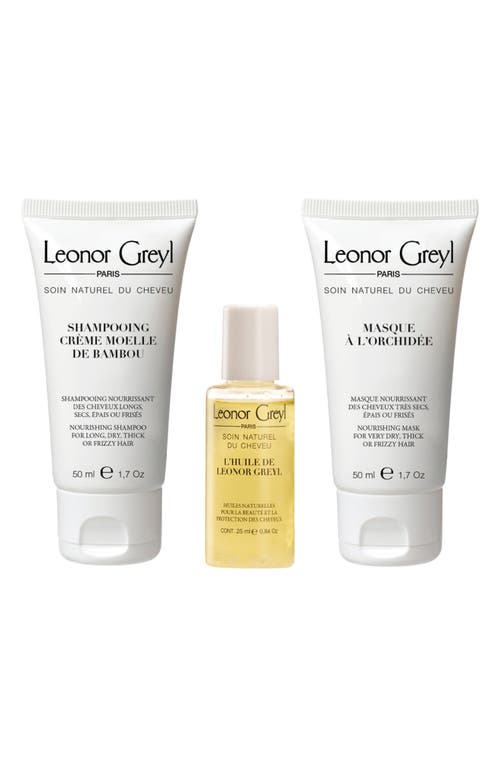 Leonor Greyl PARIS Very Dry, Thick or Curly Hair Set $60 Value 