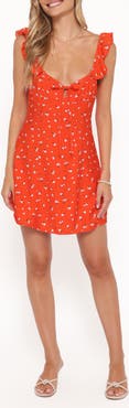 Petal & Pup Lacey Floral Print Minidress