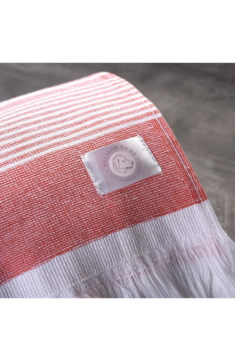 Delilah Home 100 Organic Cotton Sunset Beach Towels, Alternate, color, Red