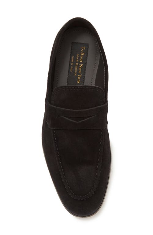 To Boot New York Selleck Loafer In Black Suede