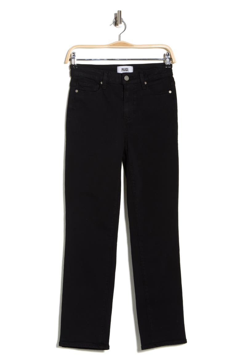 Jacqueline Straight Leg Jeans, Alternate, color, BLACK OVERDYE