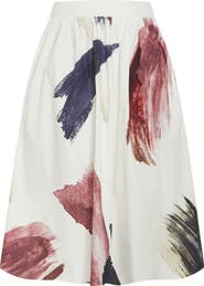 City Chic Alisha Cotton A-Line Maxi Skirt