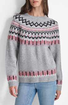 DKNY Jeans Fair Isle Sweater