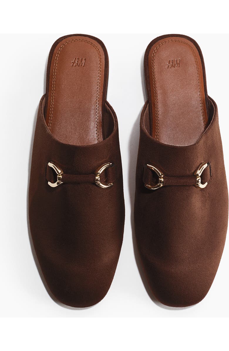 H&M Loafer Mules, Alternate, color, Dark Brown