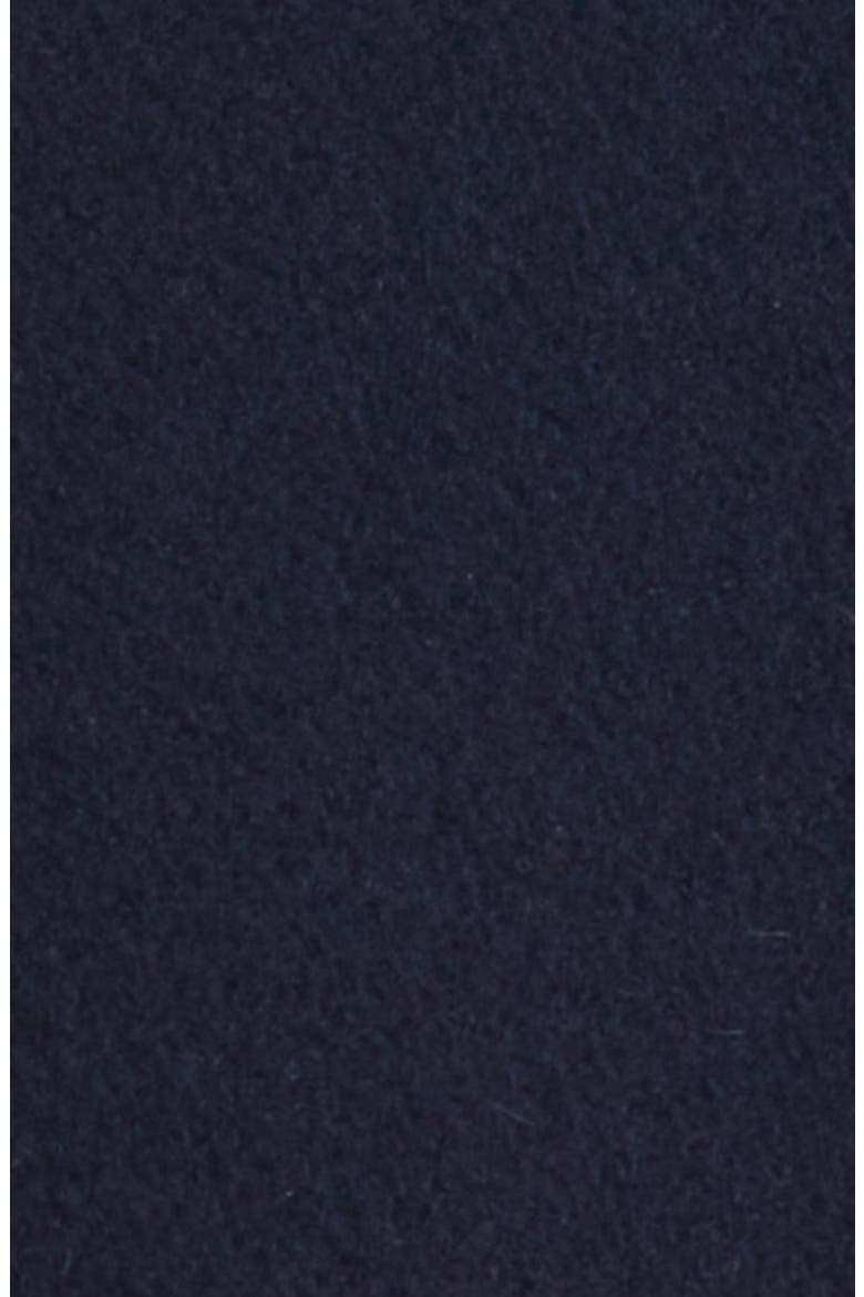 Double Breasted Wool Cocoon Coat, Alternate, color, NAVY