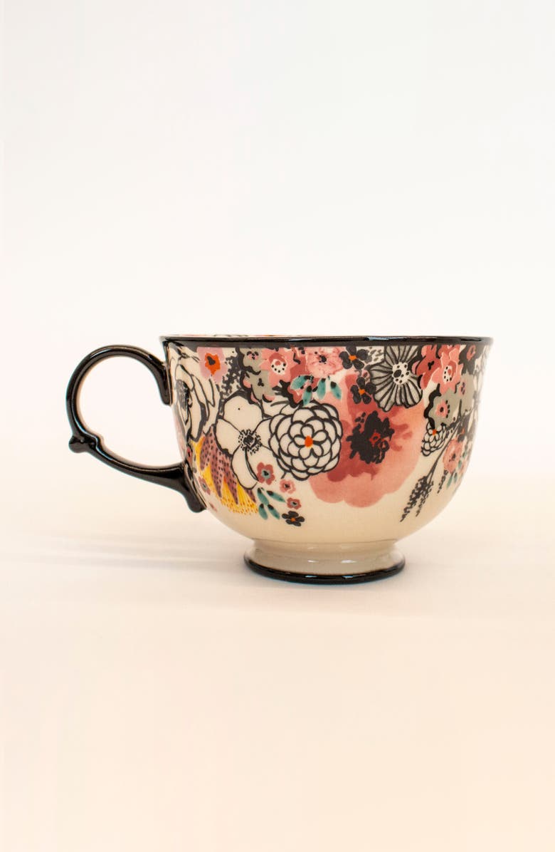 Anthropologie Home Anthropologie Tea Time Monogram Mug, Alternate, color, 