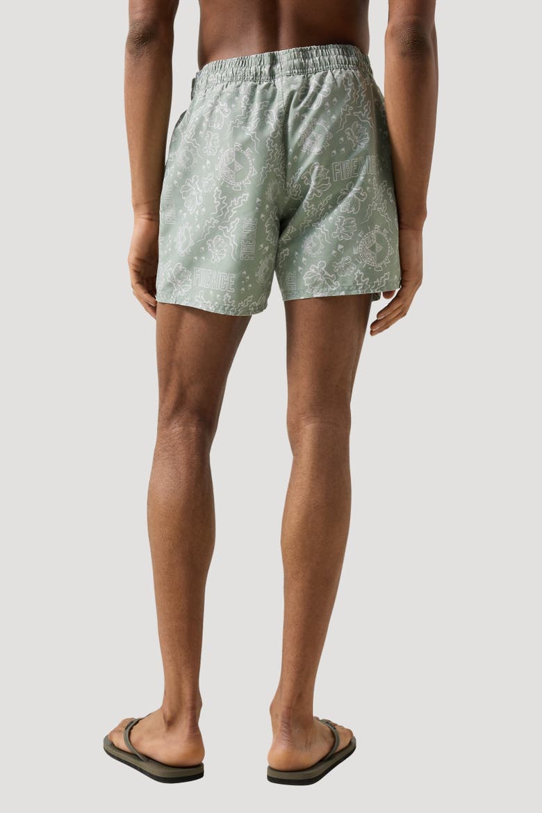 Nelson Swim Shorts, Alternate, color, Eucalyptus/white